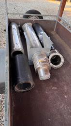 Kachelpijp, kacheldoorvoer prima set, Doe-het-zelf en Verbouw, Ophalen, Afvoer, Gebruikt, 4 tot 6 meter