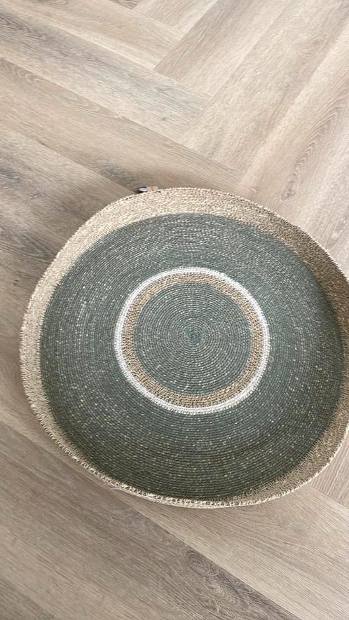 Grote mand schaal, onderzetter, wand decoratie, Huis en Inrichting, Woonaccessoires | Schalen en Manden, Nieuw, Rond, Riet, Ophalen of Verzenden