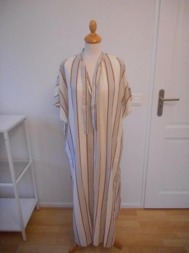 Kaftan, kimono, strandjurk van Arket, Kleding | Dames, Badmode en Zwemkleding, Zo goed als nieuw, Overige typen, Beige, Ophalen of Verzenden