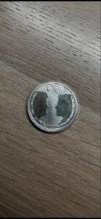 Zilveren €10 Munt 2002 Huwelijk Willem-Alexander & Máxima, Koningin Beatrix, Zilver, Euro's, Ophalen of Verzenden