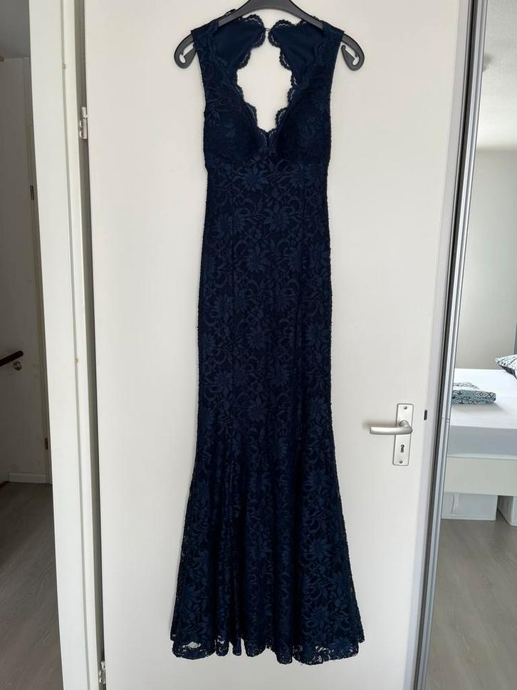 Galajurk maat S, Kleding | Dames, Gelegenheidskleding, Zo goed als nieuw, Galajurk, Maat 36 (S), Blauw, Ophalen of Verzenden