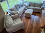 Ikea Ektorp banken (2) fauteuil en poef, Huis en Inrichting, Banken | Complete zithoeken, Ophalen, Gebruikt