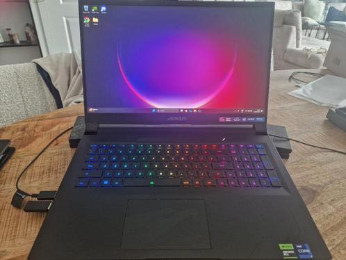 Gigabyte Aorus 17X 17.3" Core i9 RTX 4080 32GB Ram, Computers en Software, Windows Laptops, Zo goed als nieuw, 17 inch of meer