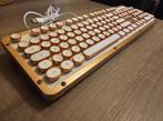 Azio MK-RETRO-L-02-US Retro Classic Posh, Computers en Software, Toetsenborden, Ophalen, Zo goed als nieuw