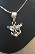 Zilveren (925) ADELAAR hanger + zilveren (925) ketting, Sieraden, Tassen en Uiterlijk, Kettingen, Ophalen, Met hanger, Zo goed als nieuw