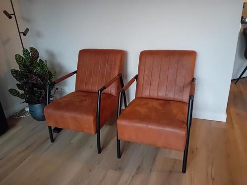 2 Fauteuils, kleur Cherokee, Huis en Inrichting, Fauteuils, Zo goed als nieuw, Ophalen