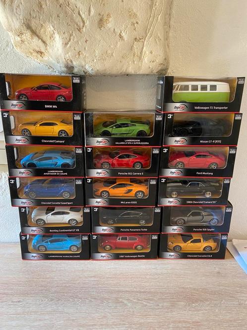 Topcar model auto’s 1:32 nieuw in de verpakking 17 stuks, Hobby en Vrije tijd, Modelauto's | 1:32, Nieuw, Auto, Overige merken