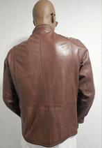 PME Legend soepele leren (tussen) jas met windvangers (L), Kleding | Heren, Maat 52/54 (L), Bruin, Ophalen of Verzenden, Zo goed als nieuw