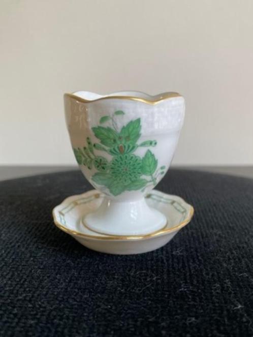 Herend Apponyi Vert (groen) 265/AV eierdop ongebruikt, Antiek en Kunst, Antiek | Servies los, Ophalen