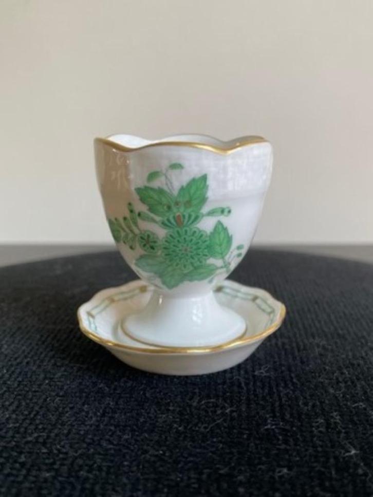 Herend Apponyi Vert (groen) 265/AV eierdop ongebruikt, Antiek en Kunst, Antiek | Servies los, Ophalen
