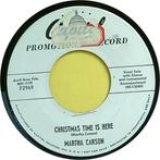MARTHA CARSON - Christmas Time is Here 1954 PROMO 45, 7 inch, Single, Ophalen of Verzenden, Zo goed als nieuw