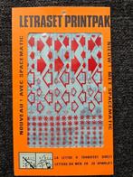 Wrijfletters - Letraset Printpak - rood - ongebruikt - #3, Hobby en Vrije tijd, Tekenen, Ophalen of Verzenden, Nieuw, Overige typen