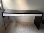 Ikea bureau zwart-wit, Ophalen, Gebruikt, Bureau
