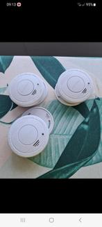 3x rookmelders, Doe-het-zelf en Verbouw, Alarmsystemen, Ophalen of Verzenden, Zo goed als nieuw, Detector, Sensor of Melder, Rook
