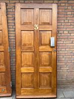 Houten Deuren - Set van 2, Doe-het-zelf en Verbouw, Deuren en Horren, Ophalen, Gebruikt, 80 tot 100 cm, Buitendeur