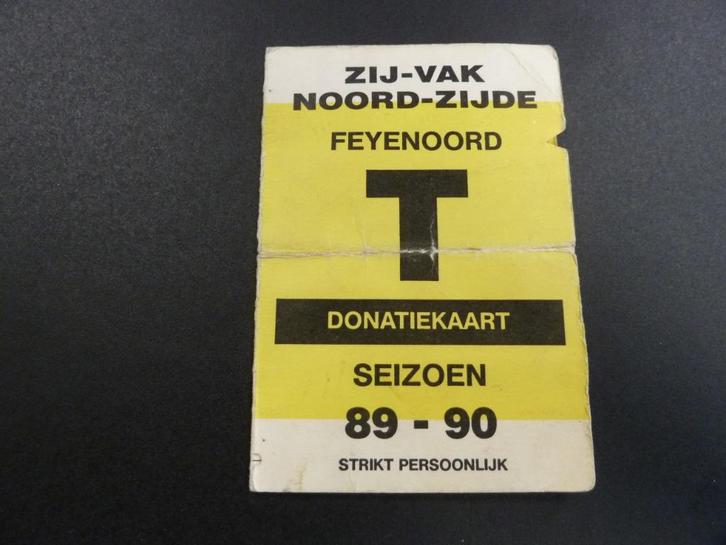 Seizoenkaart Feyenoord 1989-1990, Verzamelen, Sportartikelen en Voetbal, Gebruikt, Overige typen, Feyenoord, Ophalen