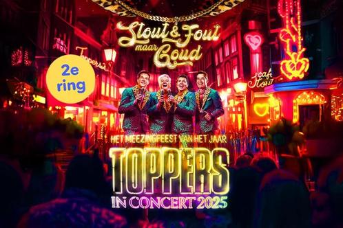 Aangeboden 2 kaarten Toppers in concert 2e ring 31 Mei, Tickets en Kaartjes, Concerten | Nederlandstalig, Twee personen, Mei, Pop