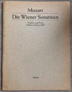 Mozart Die Wiener Sonatinen Violine und Piano Op. 45, Muziek en Instrumenten, Ophalen of Verzenden, Gebruikt
