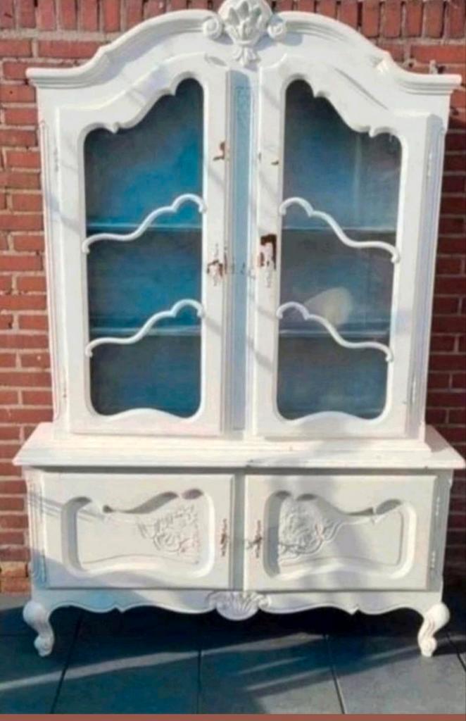 Queen ann kast  barok, Huis en Inrichting, Kasten | Vitrinekasten, Gebruikt, Minder dan 100 cm, 50 tot 100 cm, 25 tot 50 cm, Ophalen of Verzenden