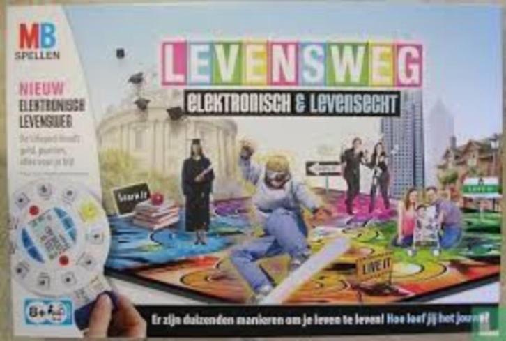 Levensweg Elektronisch & Levensecht, Hobby en Vrije tijd, Gezelschapsspellen | Bordspellen, Zo goed als nieuw, Drie of vier spelers