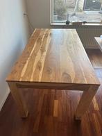 Eiken eettafel, Huis en Inrichting, Tafels | Eettafels, Ophalen, Gebruikt, 50 tot 100 cm, Vijf personen of meer