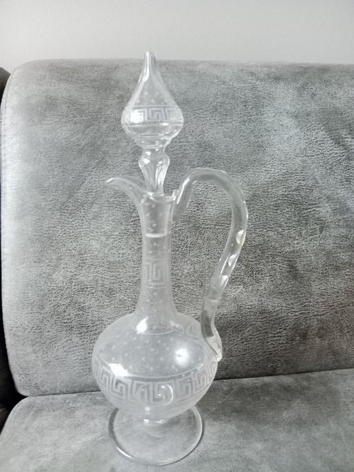 Antieke Karaf met Stop, Antiek en Kunst, Antiek | Glas en Kristal, Ophalen of Verzenden