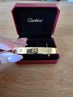 Mooie Love armband Cartier met steentjes, Sieraden, Tassen en Uiterlijk, Armbanden, Ophalen of Verzenden, Nieuw, Goud, Goud