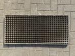 Gegalvaniseerd looprooster / persrooster 96.5 x 44.5 cm, Doe-het-zelf en Verbouw, Metalen, Ophalen, Gebruikt, IJzer