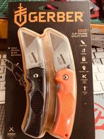 SET 2x Gerber Edge Utility Knife Universal Knife, Unisex, Or, Verzenden, Nieuw
