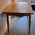 Oude grenen eettafel, Huis en Inrichting, Tafels | Eettafels, Ophalen, Gebruikt, 100 tot 150 cm, Grenenhout