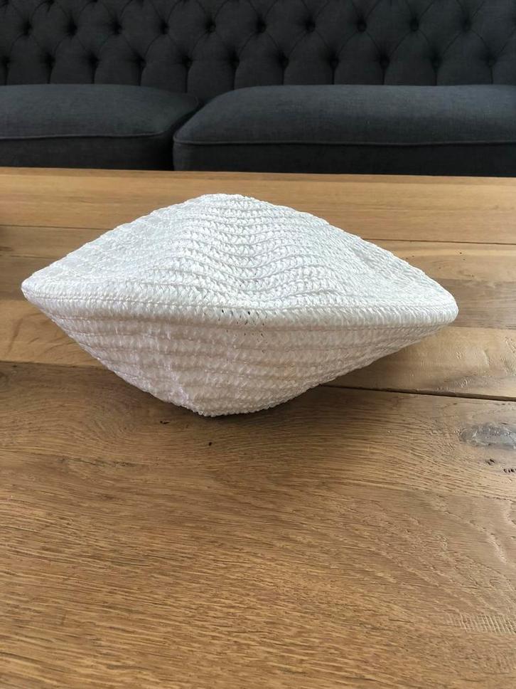 Baret complit, wit, flexibel prachtige baret., Kleding | Dames, Hoeden en Petten, Gedragen, Hoed, 56 of 57 cm (M, 7 of 7⅛ inch)