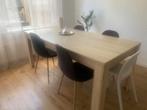 Eetkamertafel met 4 stoelen en juniorstoel Urban Ikea, Huis en Inrichting, Ophalen, Gebruikt, Vier, Minimalistisch