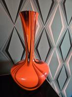 Murano Vintage Italiaanse Vaas, Huis en Inrichting, Woonaccessoires | Vazen, Gebruikt, Oranje, Ophalen of Verzenden, Glas