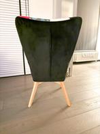 Patchwork stoel Scandinavische design, Huis en Inrichting, Stoelen, Hout, Overige kleuren, Ophalen of Verzenden, Zo goed als nieuw