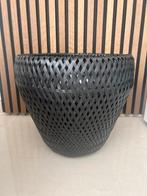 Nieuw ikea bamboe bloempot zwart, Tuin en Terras, Bloempotten, Overige materialen, Rond, Ophalen of Verzenden, Zo goed als nieuw