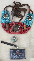 Vintage ethnische sieraden. Nepal, India, Himalaya, Tribal, Sieraden, Tassen en Uiterlijk, Edelstenen, Verzenden, Gebruikt