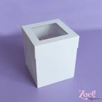 Hoge taartdoos 20x20x25 - luifel, Ophalen of Verzenden, Nieuw, Taarten, Serveervorm
