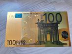 Golden collector bankbiljet 100 euro, Ophalen of Verzenden