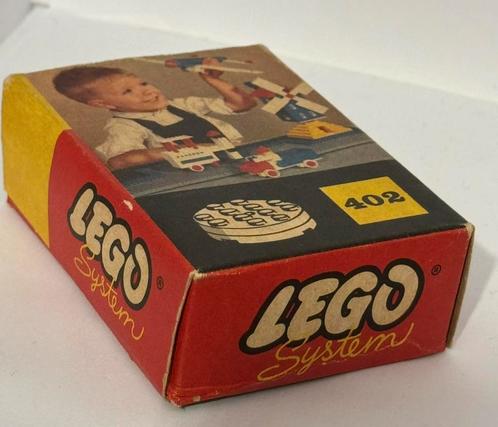 Oude lego kliklok doosje 402 wit jaren 60 vintage, Kinderen en Baby's, Speelgoed | Duplo en Lego, Zo goed als nieuw, Lego, Complete set