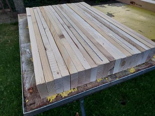 Houten latjes, 65 x 6 x 2 cm, 20 stuks., Doe-het-zelf en Verbouw, Hout en Planken, Zo goed als nieuw, Plank, Vuren, Minder dan 200 cm