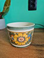 Bloempot Esma., Gebruikt, Rond, Ophalen of Verzenden, Aardewerk