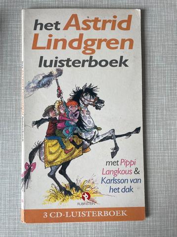 Astrid Lindgren Luisterboek - Pippi & Karlsson (3CD) beschikbaar voor biedingen