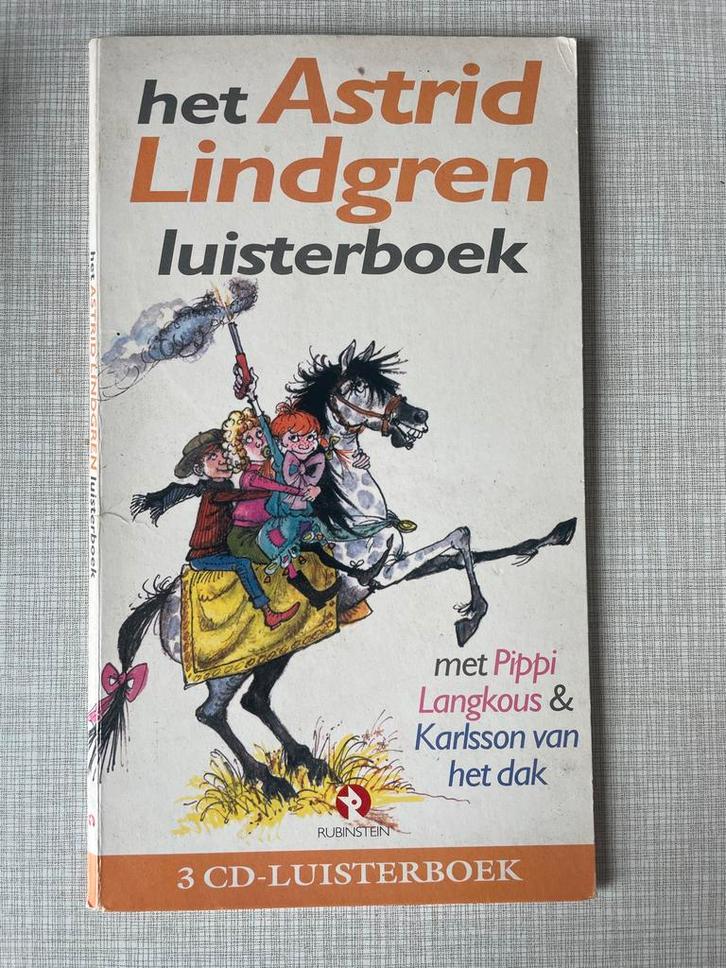 Astrid Lindgren Luisterboek - Pippi & Karlsson (3CD), Boeken, Luisterboeken, Cd, Kind, Ophalen of Verzenden