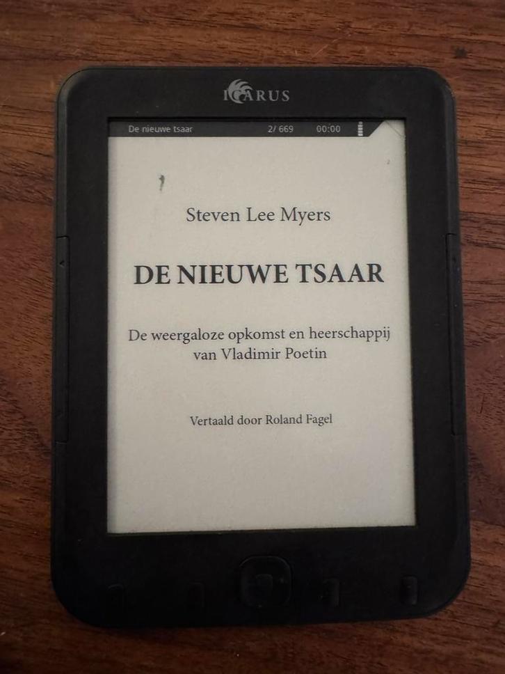 Icarus E-reader, Computers en Software, E-readers, Gebruikt, 6 inch of minder, 4 GB of minder, Uitbreidbaar geheugen, Ophalen of Verzenden