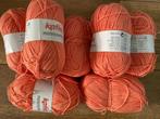 7 bollen Katia oranje haakgaren katoen/acyjl, Hobby en Vrije tijd, Breien en Haken, Ophalen of Verzenden, Nieuw, Breien of Haken