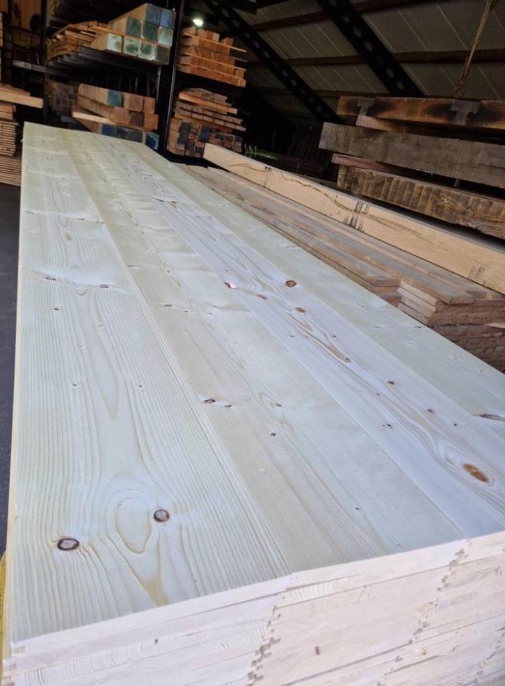 vuren vloerdelen of dakbeschot, Doe-het-zelf en Verbouw, Hout en Planken, Nieuw, Plank, Vuren, Minder dan 25 mm, Ophalen