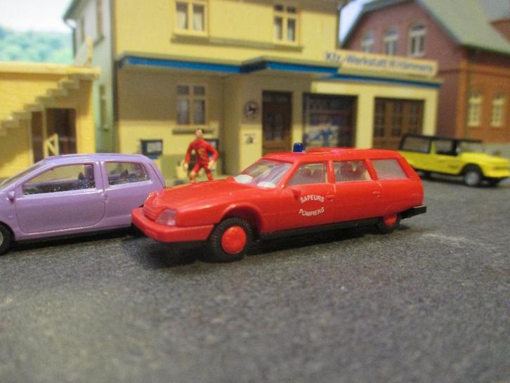 Citroen CX Break - Busch brandweer, Hobby en Vrije tijd, Modelauto's | 1:87, Zo goed als nieuw, Auto, Overige merken, Ophalen of Verzenden