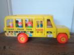 Vintage Fisher Price schoolbus, Ophalen of Verzenden, Gebruikt, Auto of Voertuig, Met geluid