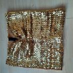 Gouden pailletten top, Overige kleuren, Ophalen of Verzenden, Zo goed als nieuw, Maat 36 (S)