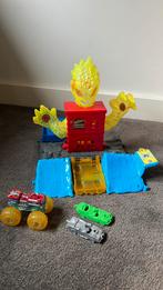 Hot Wheels Monster Trucks 5 alarm brand de baas, Ophalen of Verzenden, Gebruikt, Handmatig, Hot Wheels
